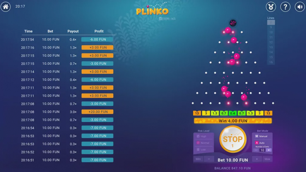 stoiximan plinko